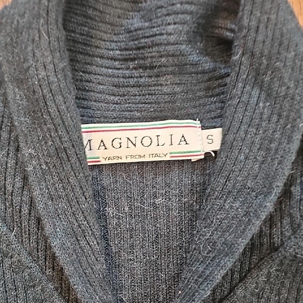 VINTAGE Forest Green Cardigan - Picture 5 of 8